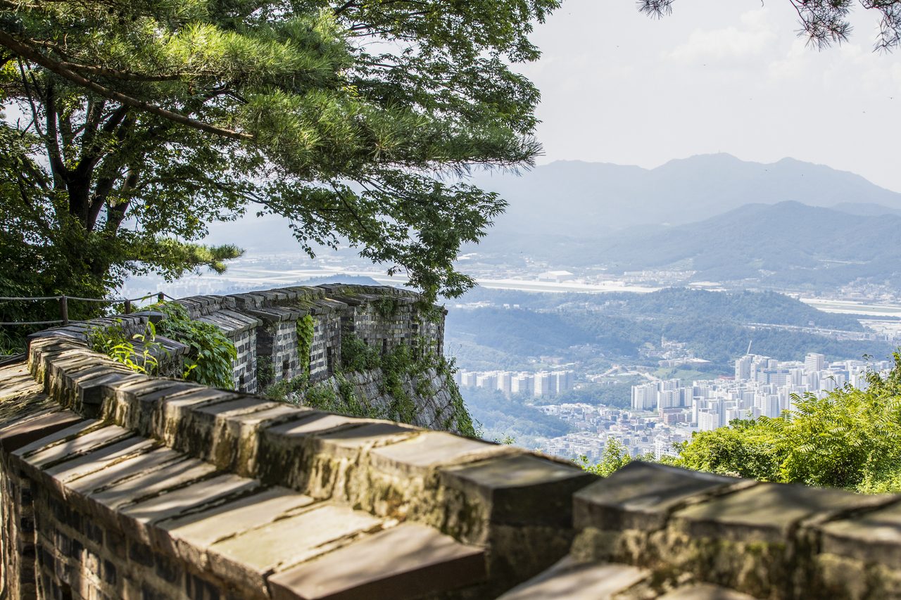 남한산성 성곽길 인증샷